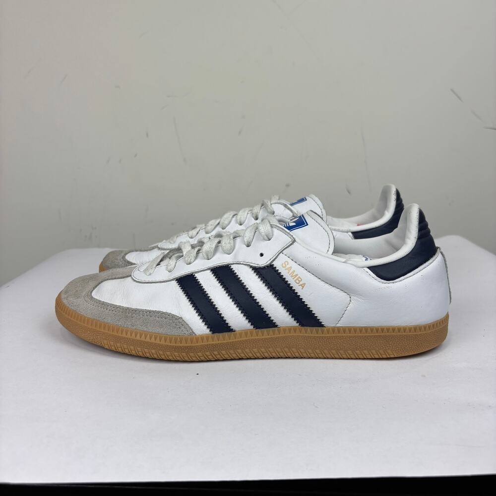 Adidas Samba Classic White Sneakers Shoes Men's 10 Run Walk Comfort View 5